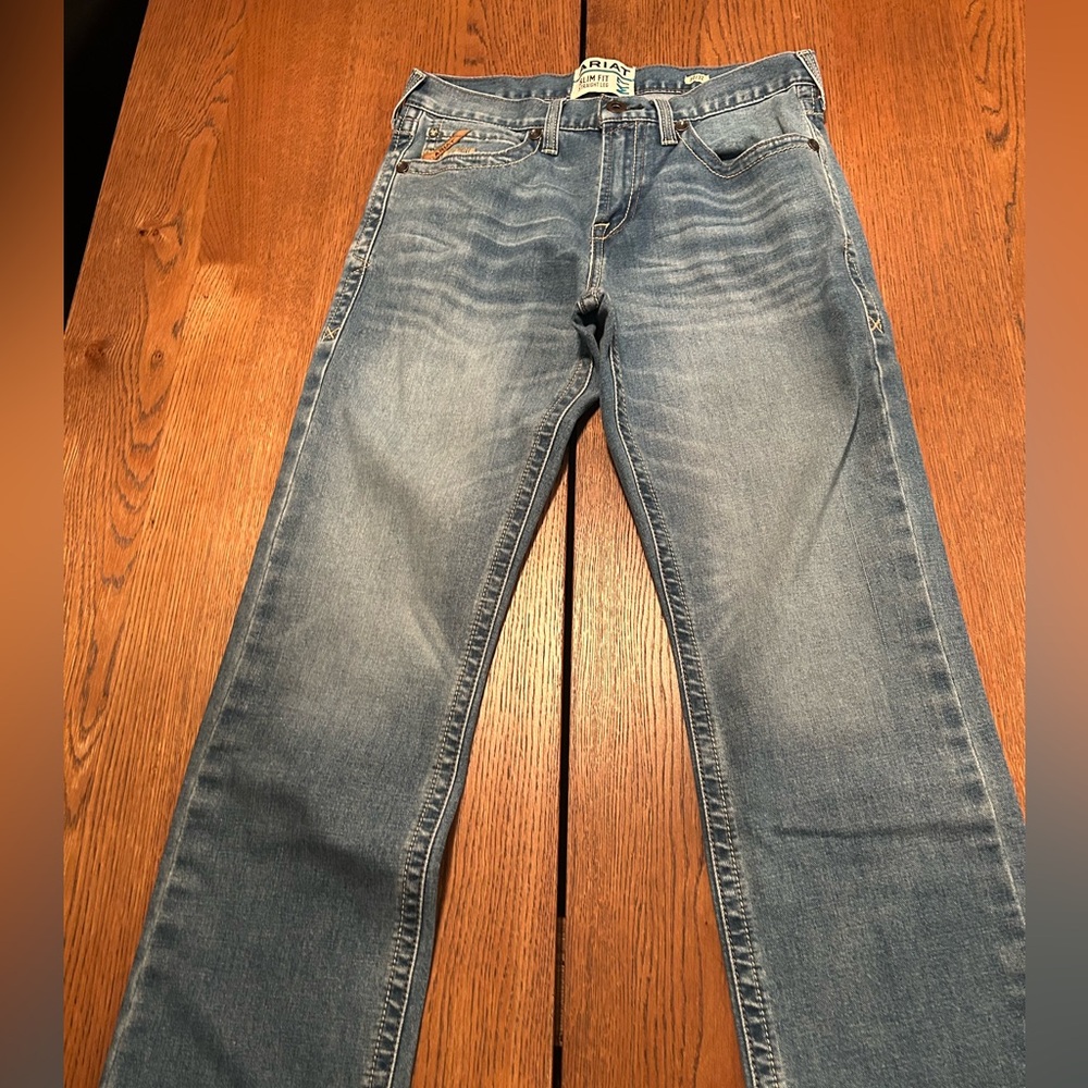 Ariat Men's Light Blue Slim Jeans